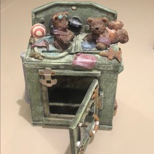 Box Stove teddy bear wood burner stove shape